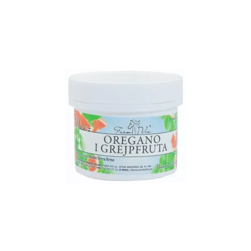 Farm-vix Maść z Oregano i grejpfruta 150ml Farm-vix Maść z Oregano i grejpfruta 150ml