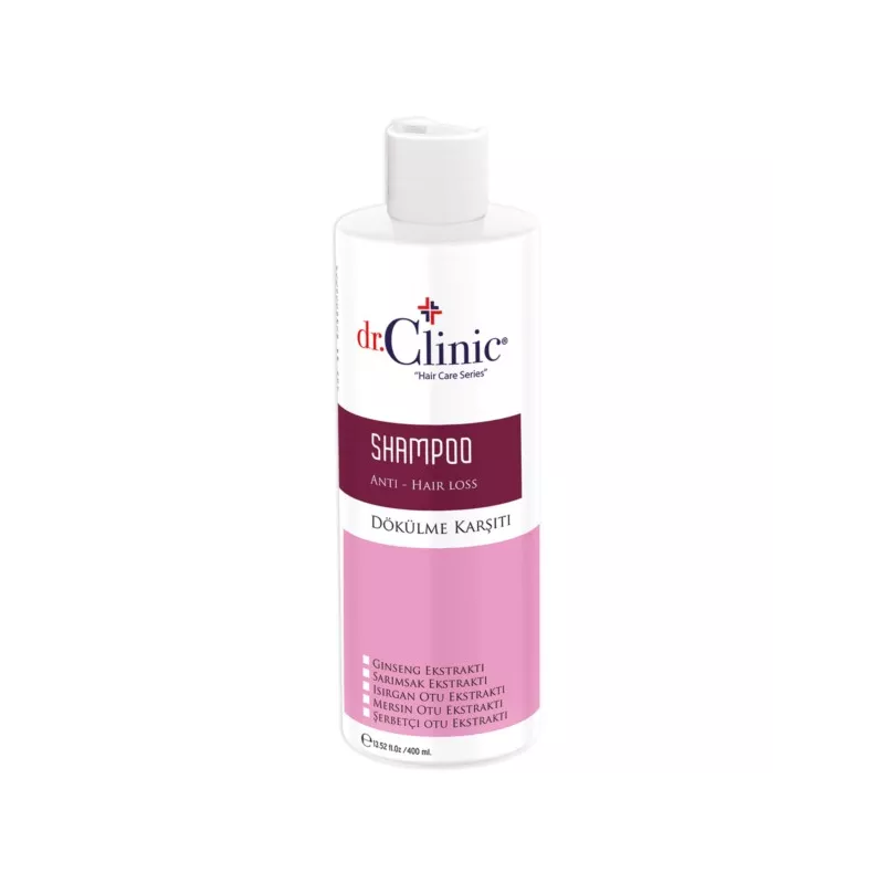 Dr Clinic Szampon przeciw wypadaniu włosów 400 ml Dr Clinic Szampon przeciw wypadaniu włosów 400 ml