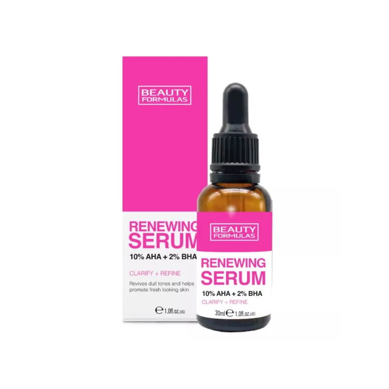 Beauty Formulas Serum Odnawiające AHA + BHA 30 ml Beauty Formulas Serum Odnawiające AHA + BHA 30 ml
