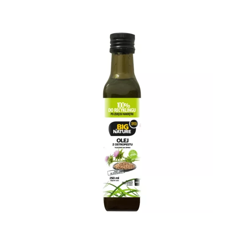 Big Nature Olej z ostropestu 250 ml 100% Big Nature Olej z ostropestu 250 ml 100%