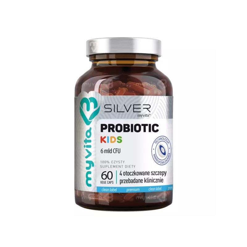 Myvita Silver Probiotic Kids 6 mld CFU 60 kap