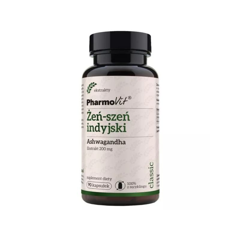 Pharmovit Żeń-szeń indyjski Ashwagandha 90 k Pharmovit Żeń-szeń indyjski Ashwagandha 90 k