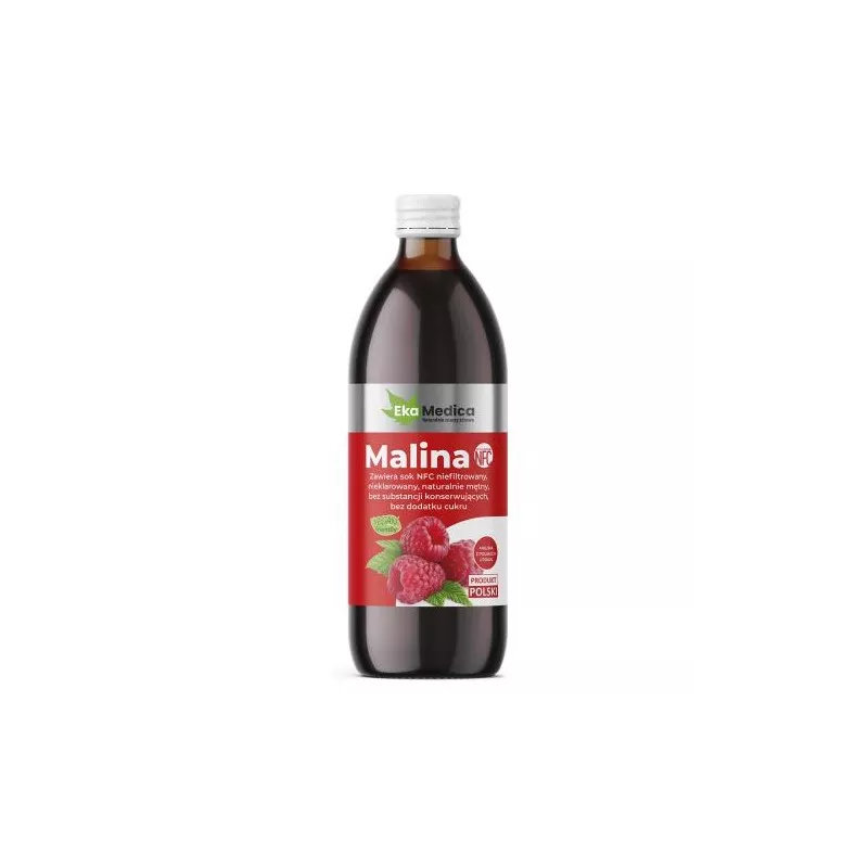 Ekamedica MALINA sok NFC 100% 500 ml Ekamedica MALINA sok NFC 100% 500 ml