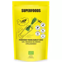 SUPERFOODS SOK Z MŁODEGO JĘCZMIENIA 150 G SUPERFOODS SOK Z MŁODEGO JĘCZMIENIA 150 G