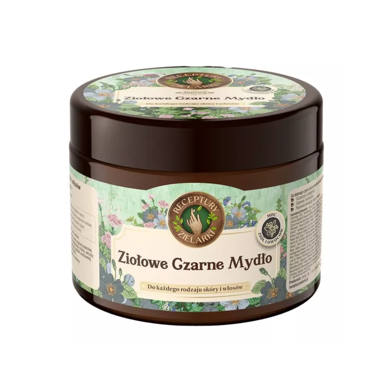 Ziołowe Czarne Mydło 300 ml Receptury Zielarki