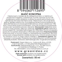 Green Idea Maść konopna 50 ml Green Idea Maść konopna 50 ml