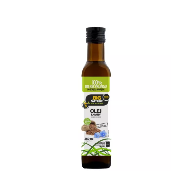 Big Nature Olej Lniany 250 ml