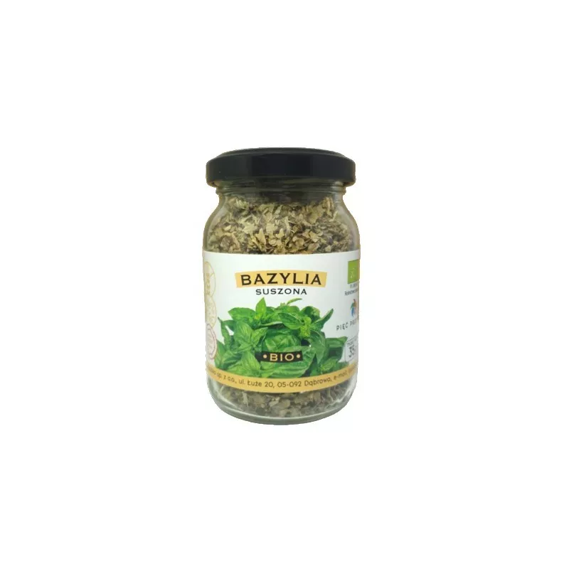 Pięć Przemian Bazylia Suszona BIO 35 g