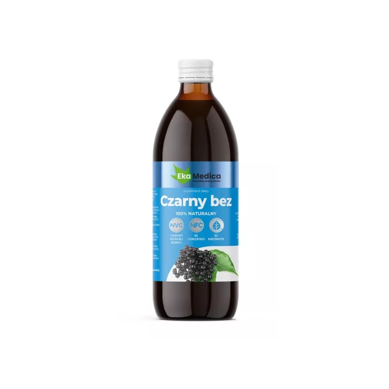 Ekamedica Czarny Bez sok NFC 100% 500 ml