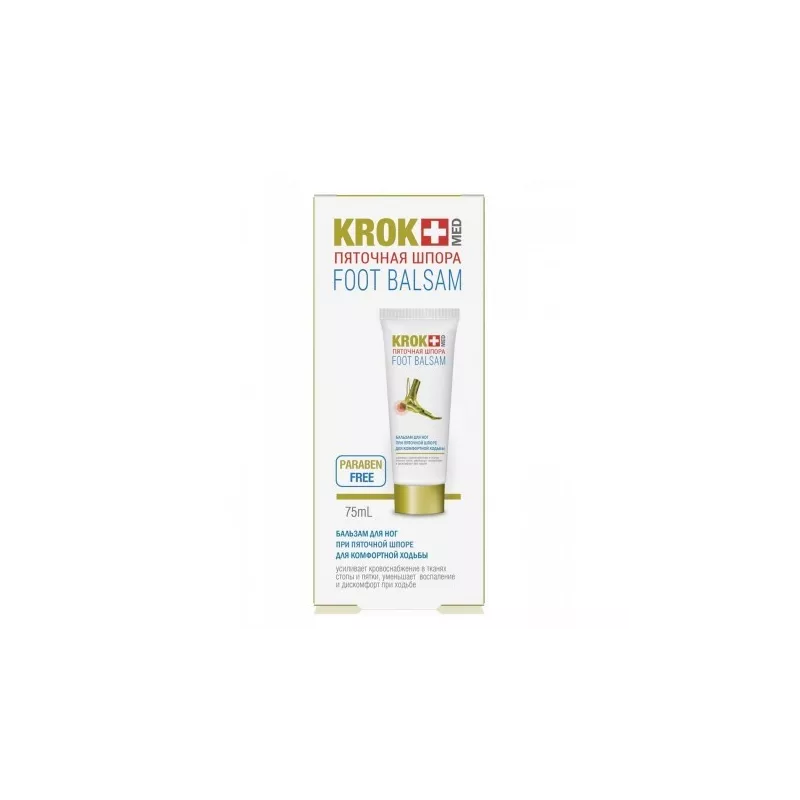 Krok Med balsam do stóp na ostrogę piętową 75 ml Krok Med balsam do stóp na ostrogę piętową 75 ml