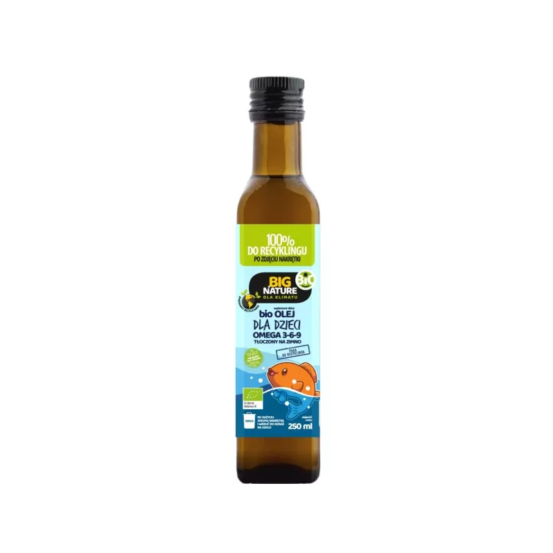 Big Nature Olej dla dzieci OMEGA 3-6-9 250 ml bio
