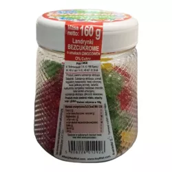 Aka Landrynki Owocowe 0% Cukru Owocowy Mix 160 g Aka Landrynki Owocowe 0% Cukru Owocowy Mix 160 g