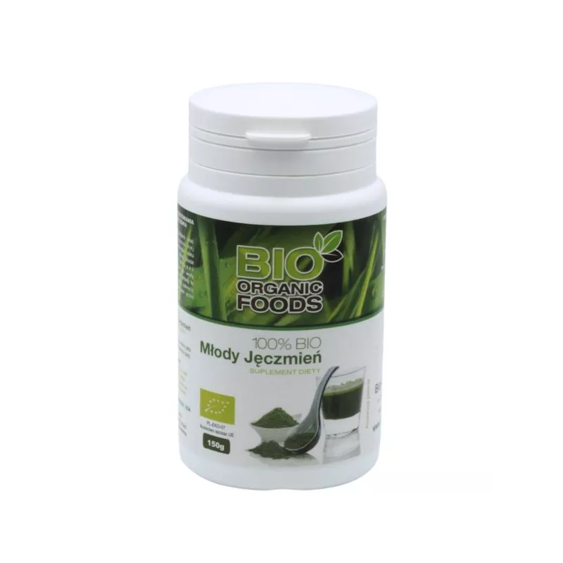 BIO ORGANIC FOOD 100% BIO MŁODY JĘCZMIEŃ 150 G