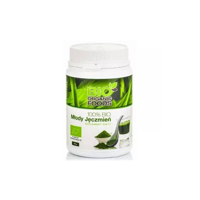 BIO ORGANIC FOOD 100% BIO MŁODY JĘCZMIEŃ 300 G