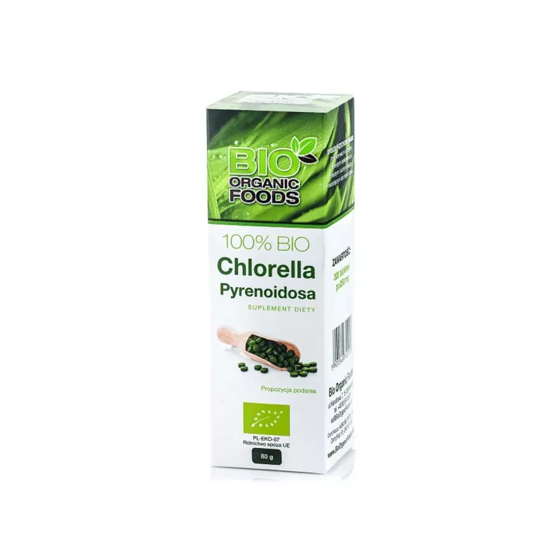 BIO ORGANIC FOOD 100% BIO Chlorella Pyrenoidosa BIO ORGANIC FOOD 100% BIO Chlorella Pyrenoidosa