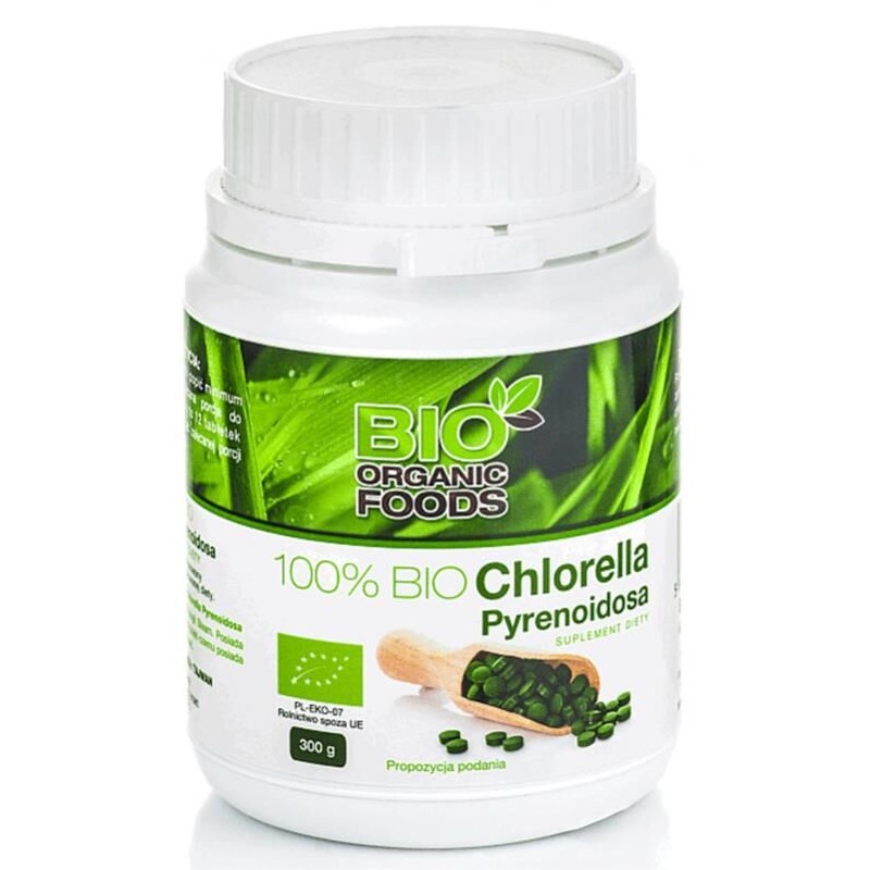 BIO ORGANIC FOOD 100% BIO Chlorella Pyrenoidosa BIO ORGANIC FOOD 100% BIO Chlorella Pyrenoidosa