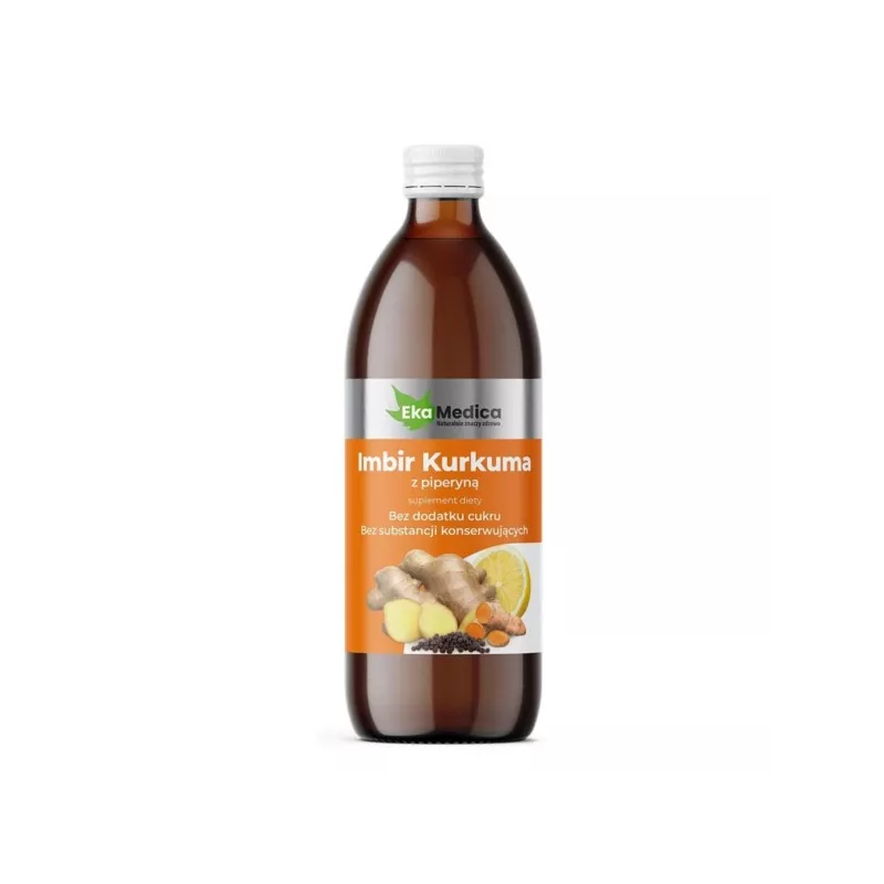 Ekamedica Imbir Kurkuma z piperyną 500 ml
