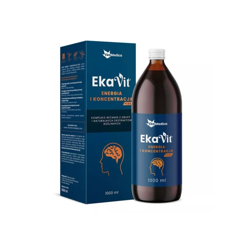 Ekamedica Ekavit Energia i Koncentracja Plus 1 l Ekamedica Ekavit Energia i Koncentracja Plus 1 l