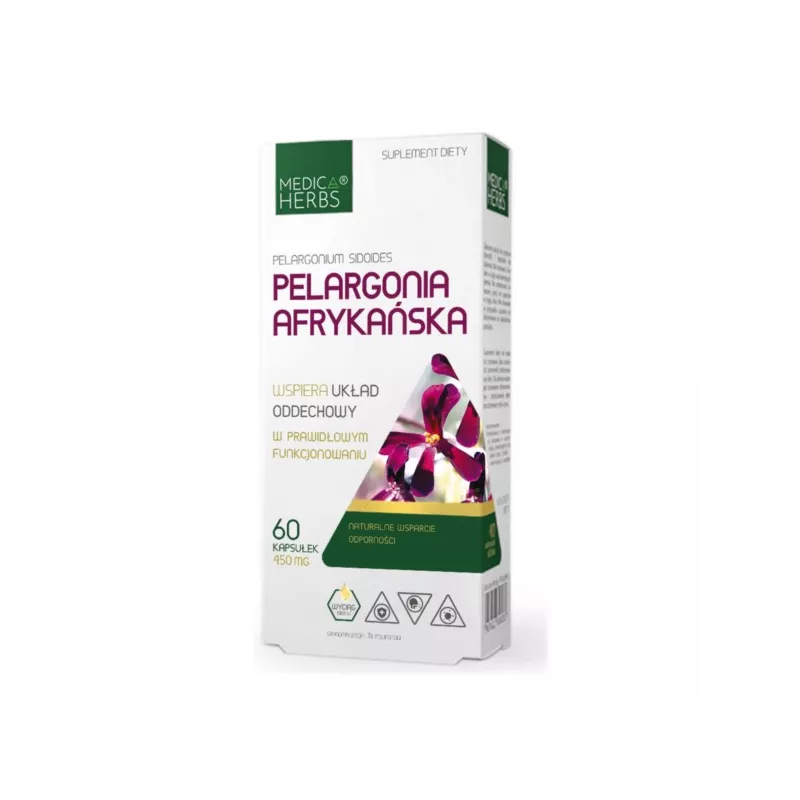 Medica Herbs Pelargonia Afrykańska 60 k