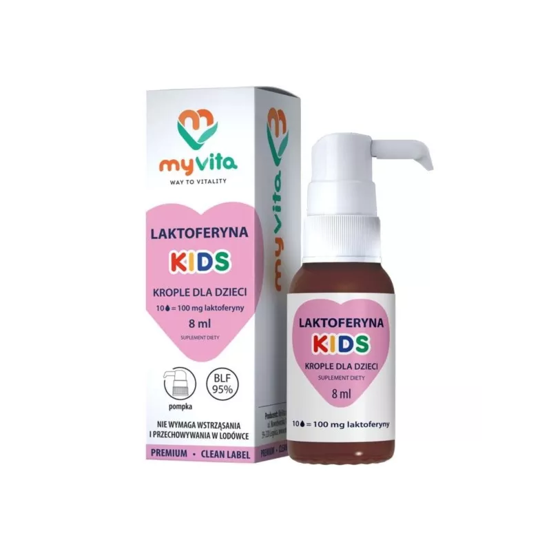 Myvita Laktoferyna Kids krople 8 ml Myvita Laktoferyna Kids krople 8 ml