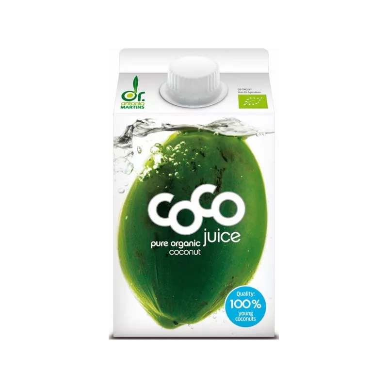 DrMartines Woda Kokosowa Naturalna Bio 500 ml DrMartines Woda Kokosowa Naturalna Bio 500 ml