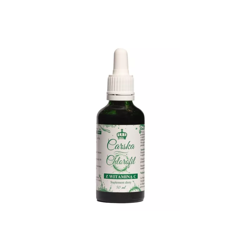 Carska Chlorofil z witaminą C 50 ml krople Carska Chlorofil z witaminą C 50 ml krople