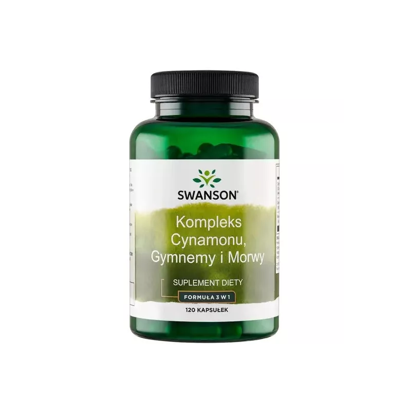 Swanson Kompleks Cynamon Gymnema Morwa 120 K Swanson Kompleks Cynamon Gymnema Morwa 120 K