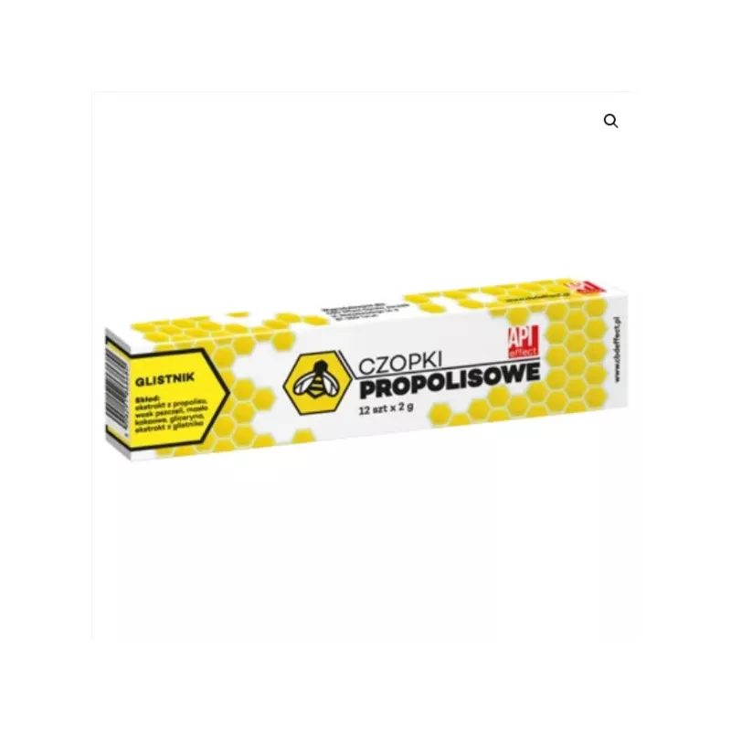 API Effect Czopki Propolisowe GLISTNIK 2g 12 szt. API Effect Czopki Propolisowe GLISTNIK 2g 12 szt.