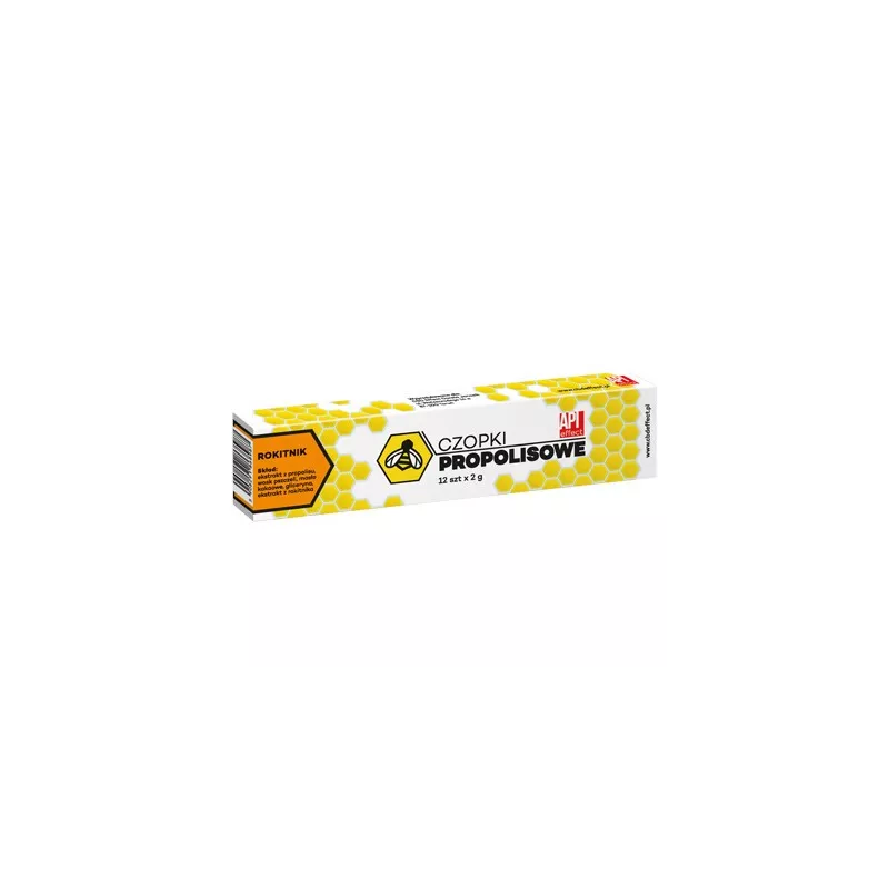 API Effect Czopki Propolisowe ROKITNIK 2g 12 szt.