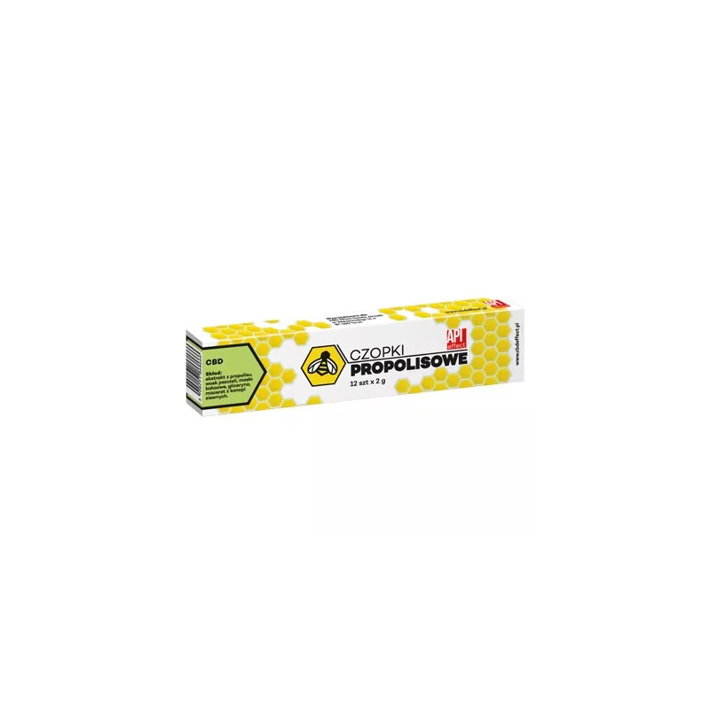 API Effect Czopki Propolisowe CBD 2g 12 szt.