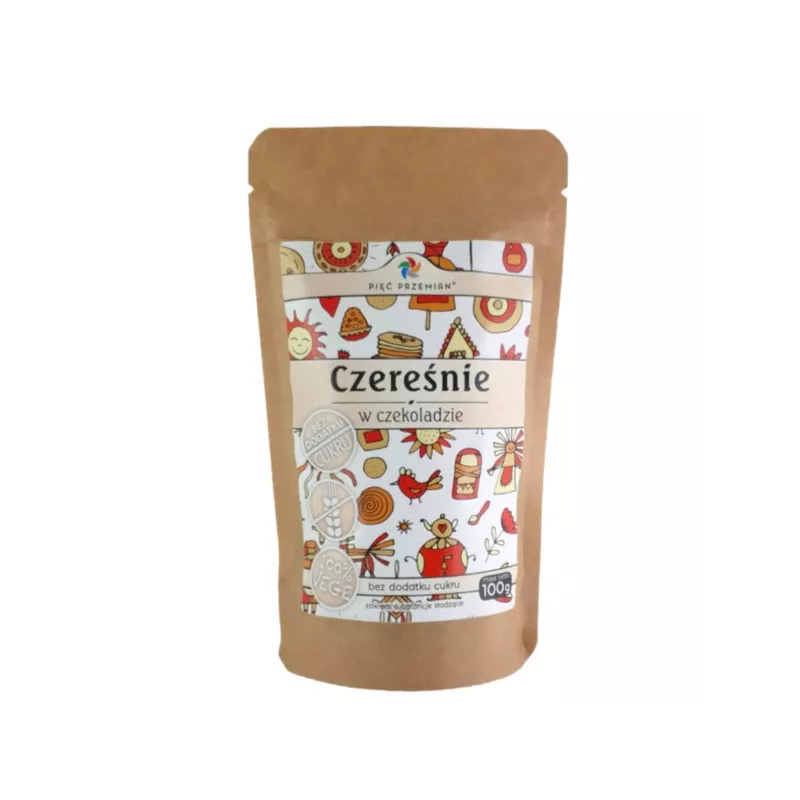 Pięć Przemian Czereśnie w czekoladzie 100 g Pięć Przemian Czereśnie w czekoladzie 100 g