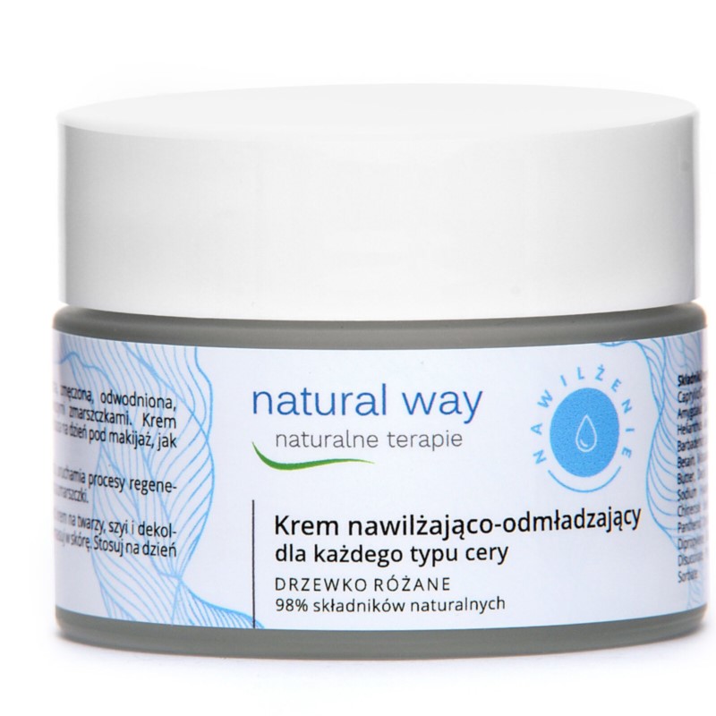Natural Way Krem nawilżajaco - odmładzający 50 ml Natural Way Krem nawilżajaco - odmładzający 50 ml