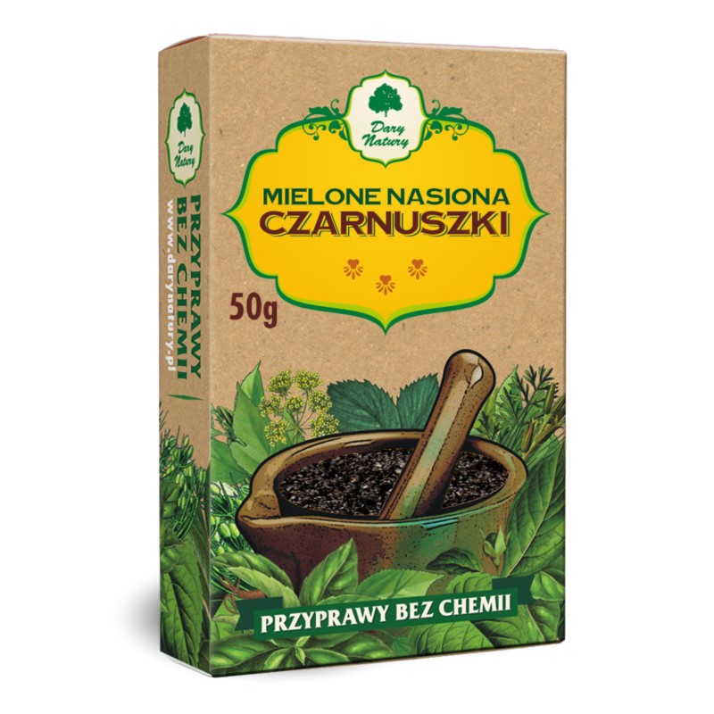 DARY NATURY CZARNUSZKA MIELONA 50G DARY NATURY CZARNUSZKA MIELONA 50G