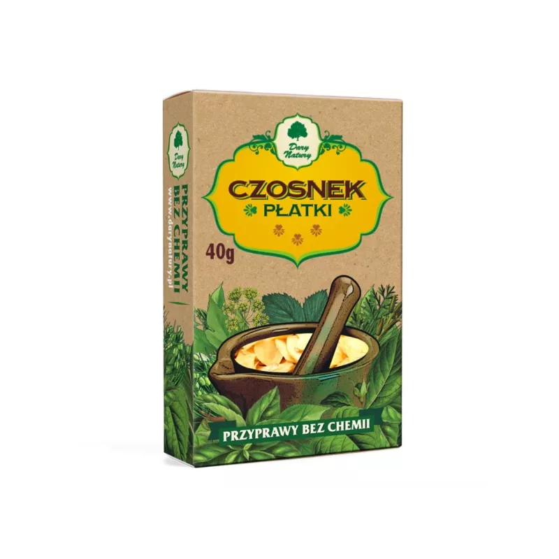 DARY NATURY CZOSNEK PŁATKI 40G