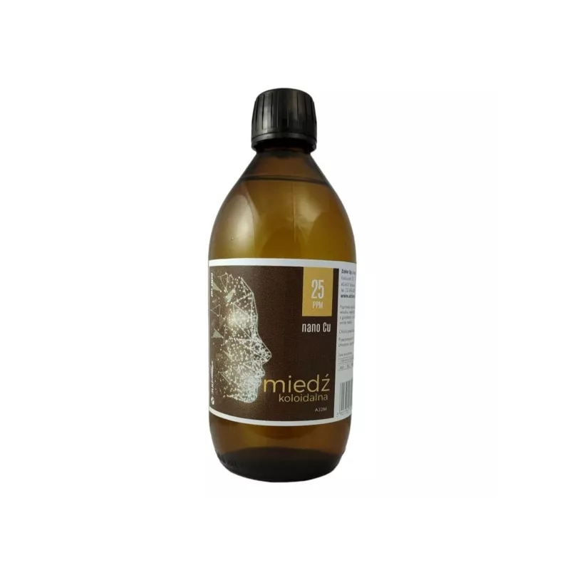 Alcheo Niejonowa Miedź koloidalna 25 ppm 500 ml Alcheo Niejonowa Miedź koloidalna 25 ppm 500 ml