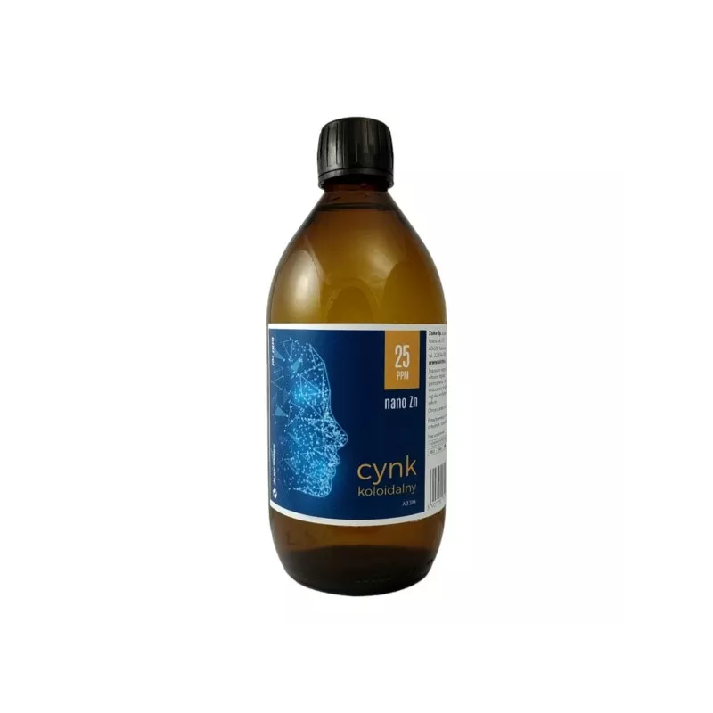 Alcheo Niejonowy Cynk koloidalny 25 ppm 500 ml Alcheo Niejonowy Cynk koloidalny 25 ppm 500 ml