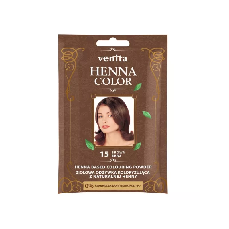 Venita Henna Color ZOK Nr 15 Brąz