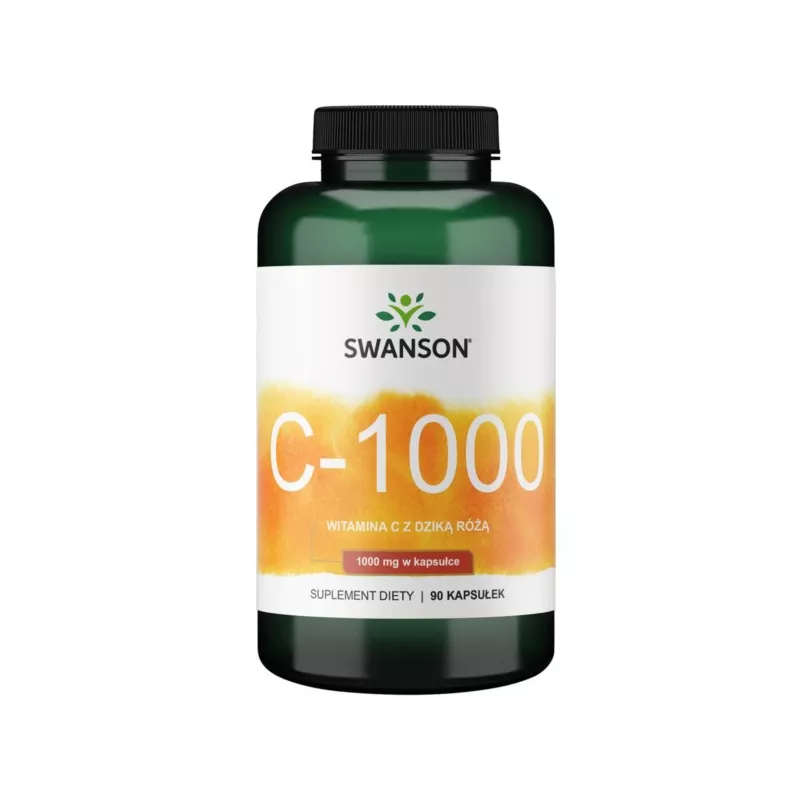 Swanson Witamina C Z Dziką Różą 1000 Mg 90 K