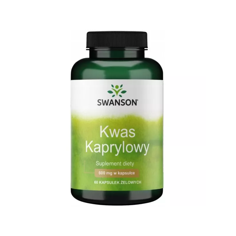 Swanson Kwas Kaprylowy 600 Mg 60 K