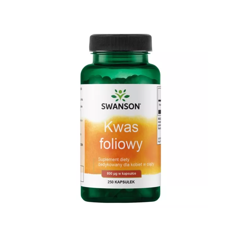 Swanson Kwas Foliowy 800 Mcg 250 K Swanson Kwas Foliowy 800 Mcg 250 K