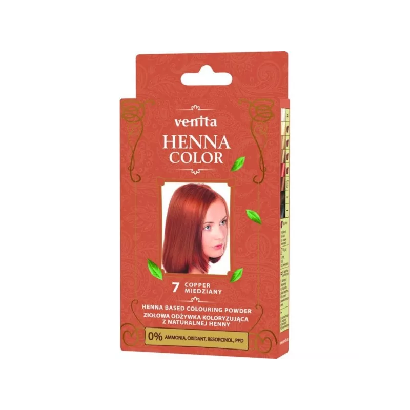 Venita Henna Color ZOK Nr 7 Miedziany Venita Henna Color ZOK Nr 7 Miedziany