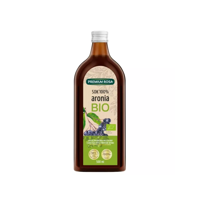 Premium Rosa BIO Sok z Aronii 100% 500 ml