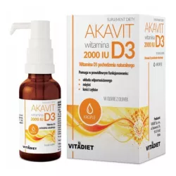 Vitadiet Akavit Witamina D3 2000 IU 29,4 ml Vitadiet Akavit Witamina D3 2000 IU 29,4 ml
