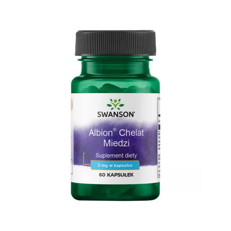 Swanson Albion Chelat Miedzi 2 Mg 60 K