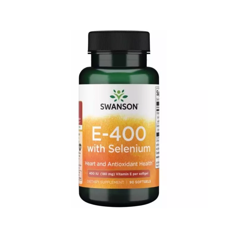 Swanson Witamina E & Selen 90 K Swanson Witamina E & Selen 90 K
