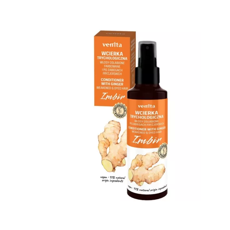 Venita Wcierka Trychologiczna Imbir 100 ml Venita Wcierka Trychologiczna Imbir 100 ml
