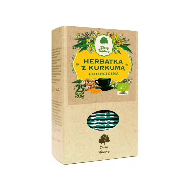 DARY NATURY HERBATKA Z KURKUMĄ 25X2G
