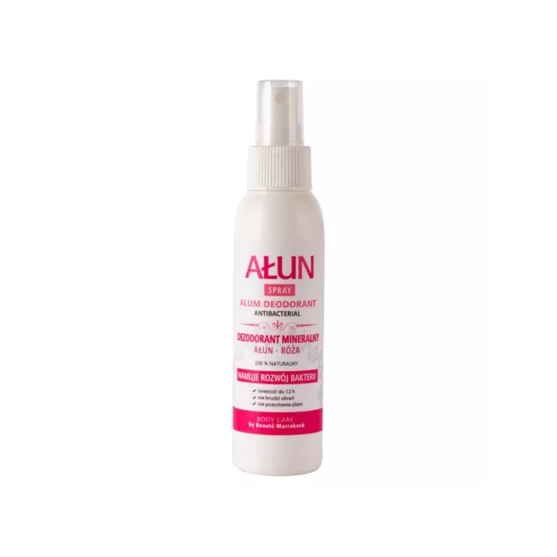 Dezodorant Mineralny Ałun różany 100 ml Dezodorant Mineralny Ałun różany 100 ml