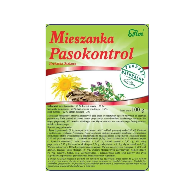 Flos Mieszanka Stop Pasożyty 100 G Flos Mieszanka Stop Pasożyty 100 G