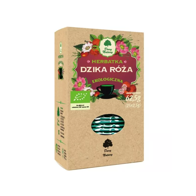 DARY NATURY DZIKA RÓŻA EKO 25X2,5G